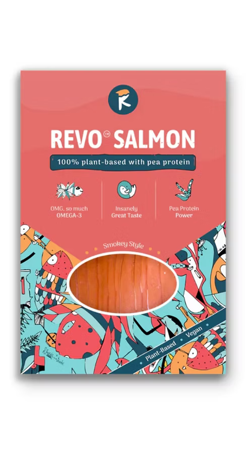 Alternativa al salmone: affumicato vegetale Revo presso il rivenditore Cashewficio.