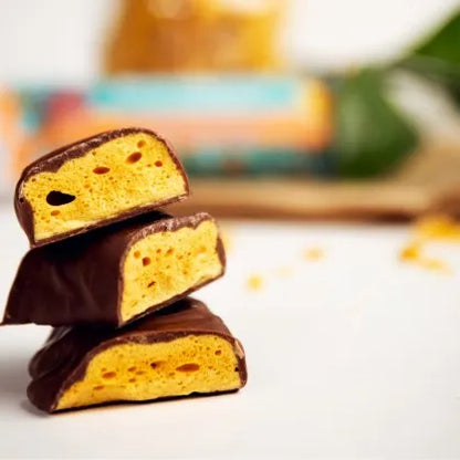 Snack vegano Honeycomb e Cioccolato