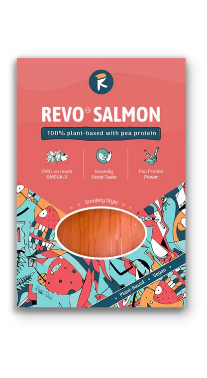 Alternativa al salmone: affumicato vegetale Revo presso il rivenditore Cashewficio.